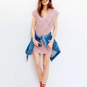 Madewell Vacances Striped Knit Dress Size XS